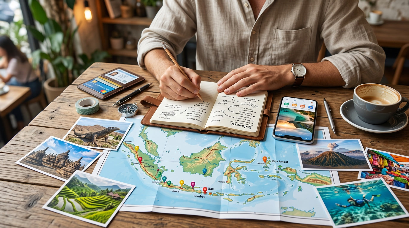Susunan Jadwal Rencana Perjalanan Wisata Indonesia Terbaik